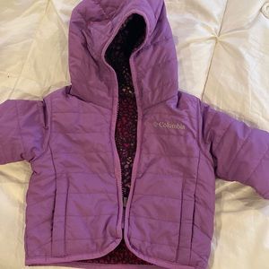 Columbia purple jacket 12-18 M.